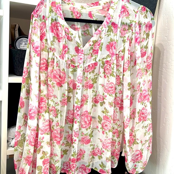 Love shack fancy top Goodwin blushing rose